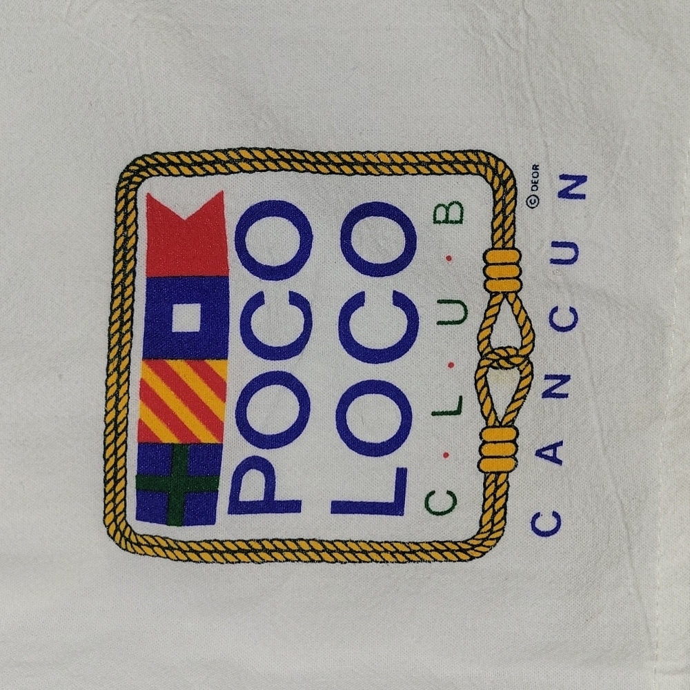 SALE!!🇲🇽 POCO LOCO CLUB CANCUN VTG SHORTS - Picture 2 of 13